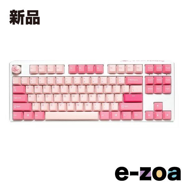 Ducky ダッキー One 3 TKL 80% Cherry MX シルバー軸・英語配列 ゴッドサマーピンク dk-one3-gossamer-pink-tkl-silver (2578202)