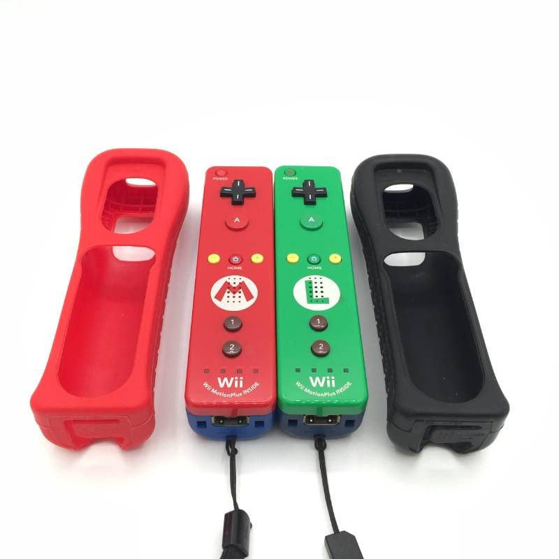 【動作品】Nintendo Wii リモコンプラス マリオ ルイージ 2本 モーションプラス 任天堂 ニンテンドー DB8