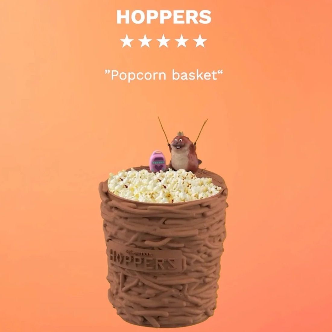 海外限定 HOPPERS 私がビーバーになるとき ポップコーンバケット
