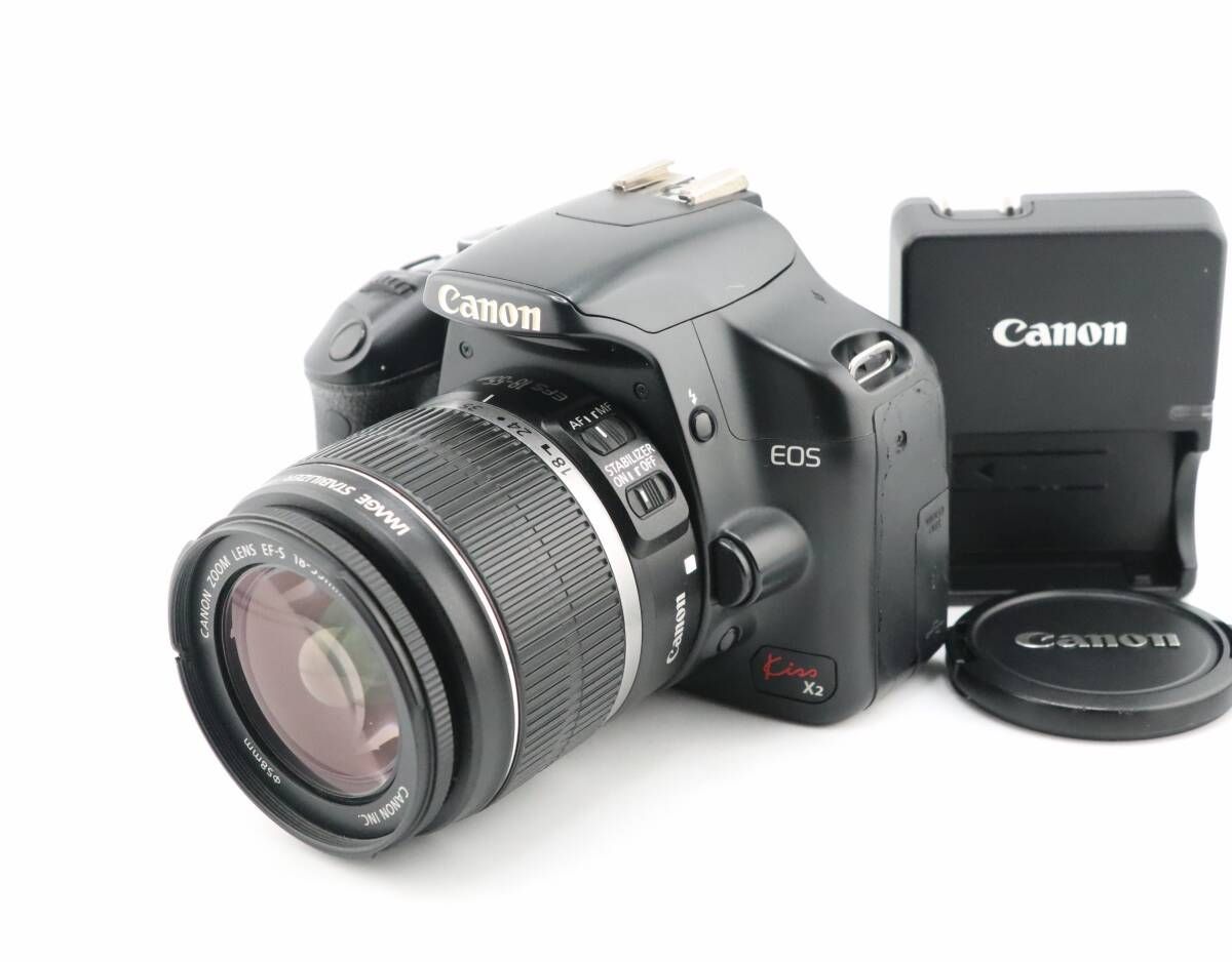 ☆良品☆ショット数4,458回☆キヤノン CANON EOS Kiss X2 + EF-S 18