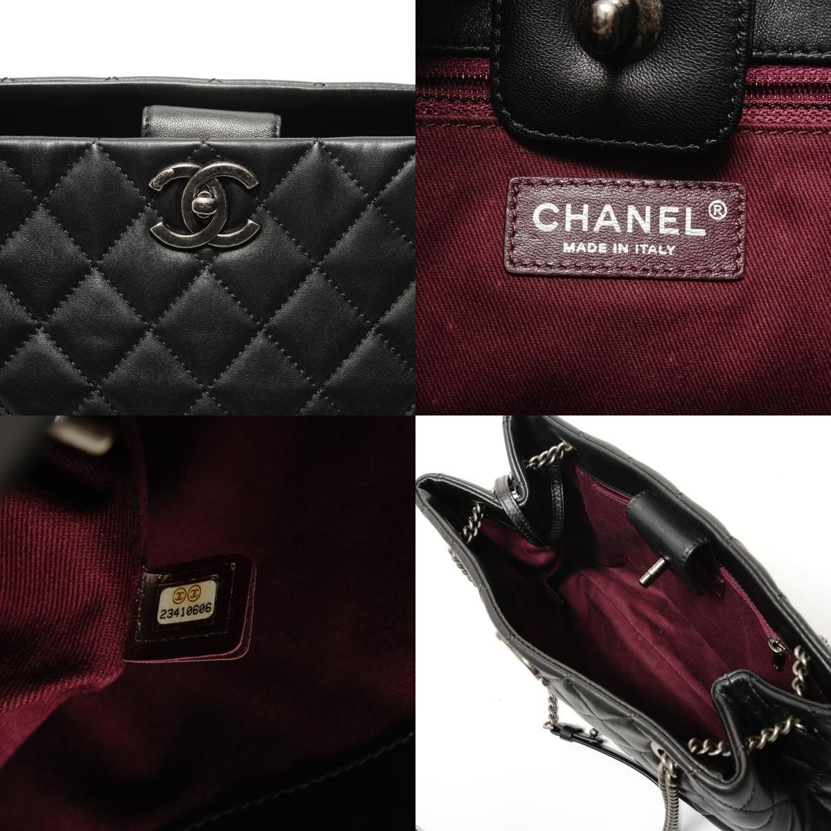 シャネル CHANEL アコルディオン チェーン ラムスキン 23 番台 ショルダーバッグ【中古】 CHANEL シャネル ショルダーバッグ アコルディオン チェーン