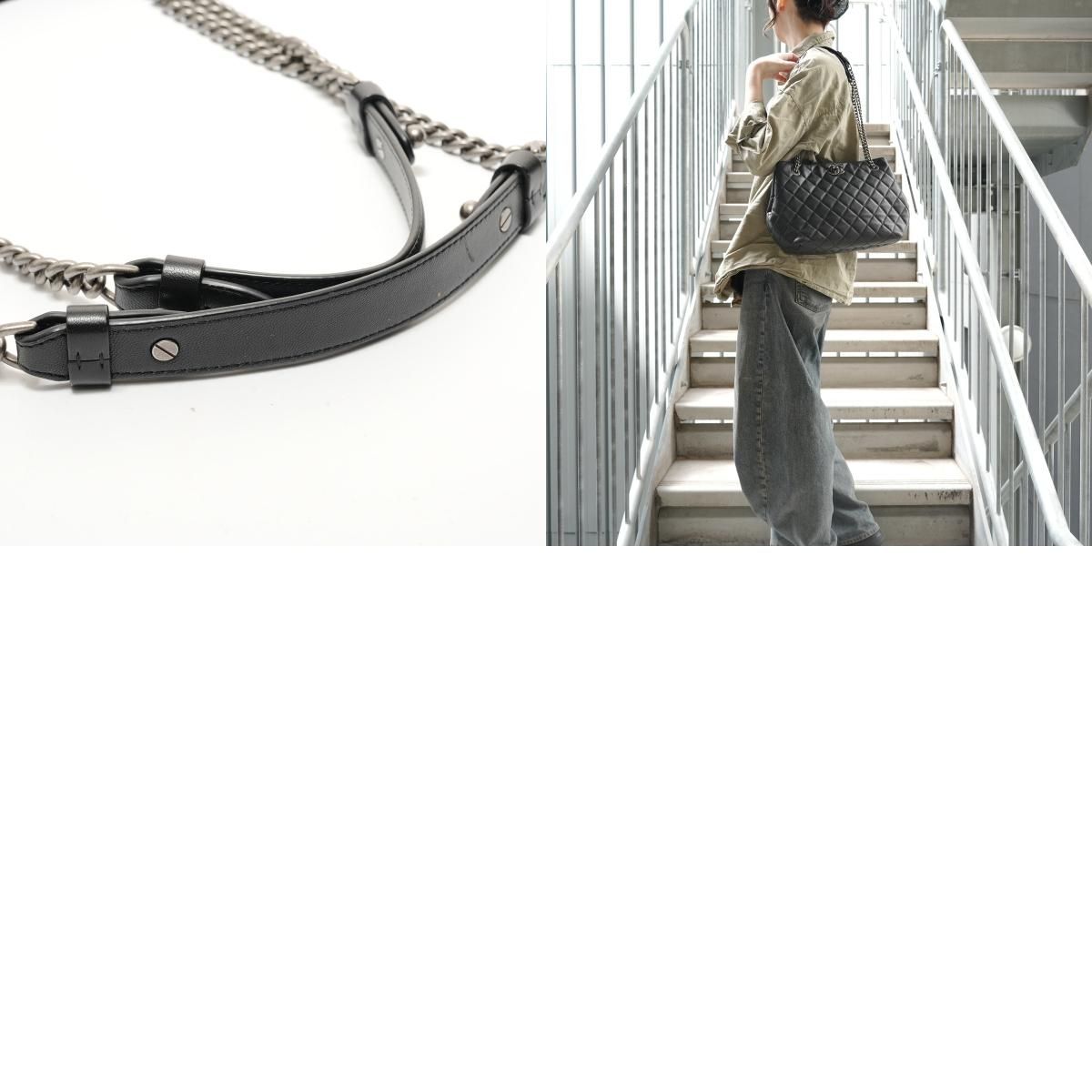 シャネル CHANEL アコルディオン チェーン ラムスキン 23 番台 ショルダーバッグ【中古】 CHANEL シャネル ショルダーバッグ アコルディオン チェーン