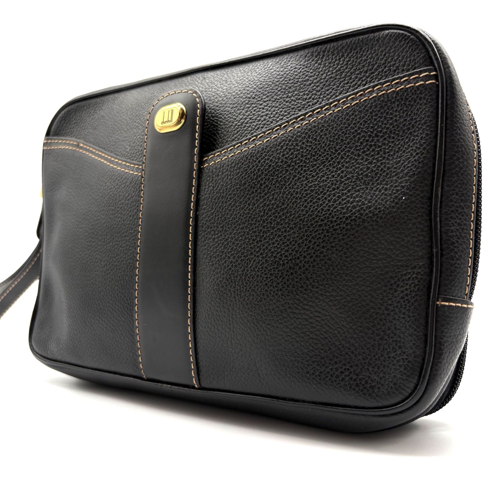 ダンヒル dunhill レザー セカンドバッグ dunhill（ダンヒル） セカンドバッグ クラッチバッグ レザー ブラック