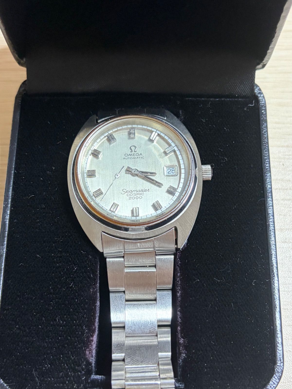 OMEGA Seamaster Cosmic 2000 自動巻き デイト メンズ腕時計 ジャンク 
