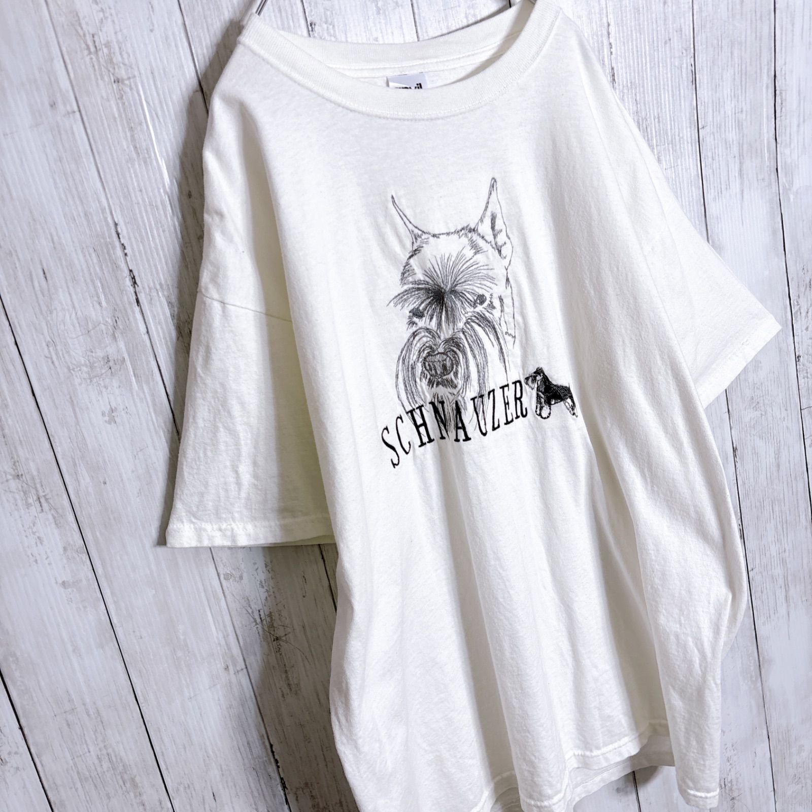 まとめ購入大歓迎】90s USA 古着 Vintage シュナウザー 犬 アニマル