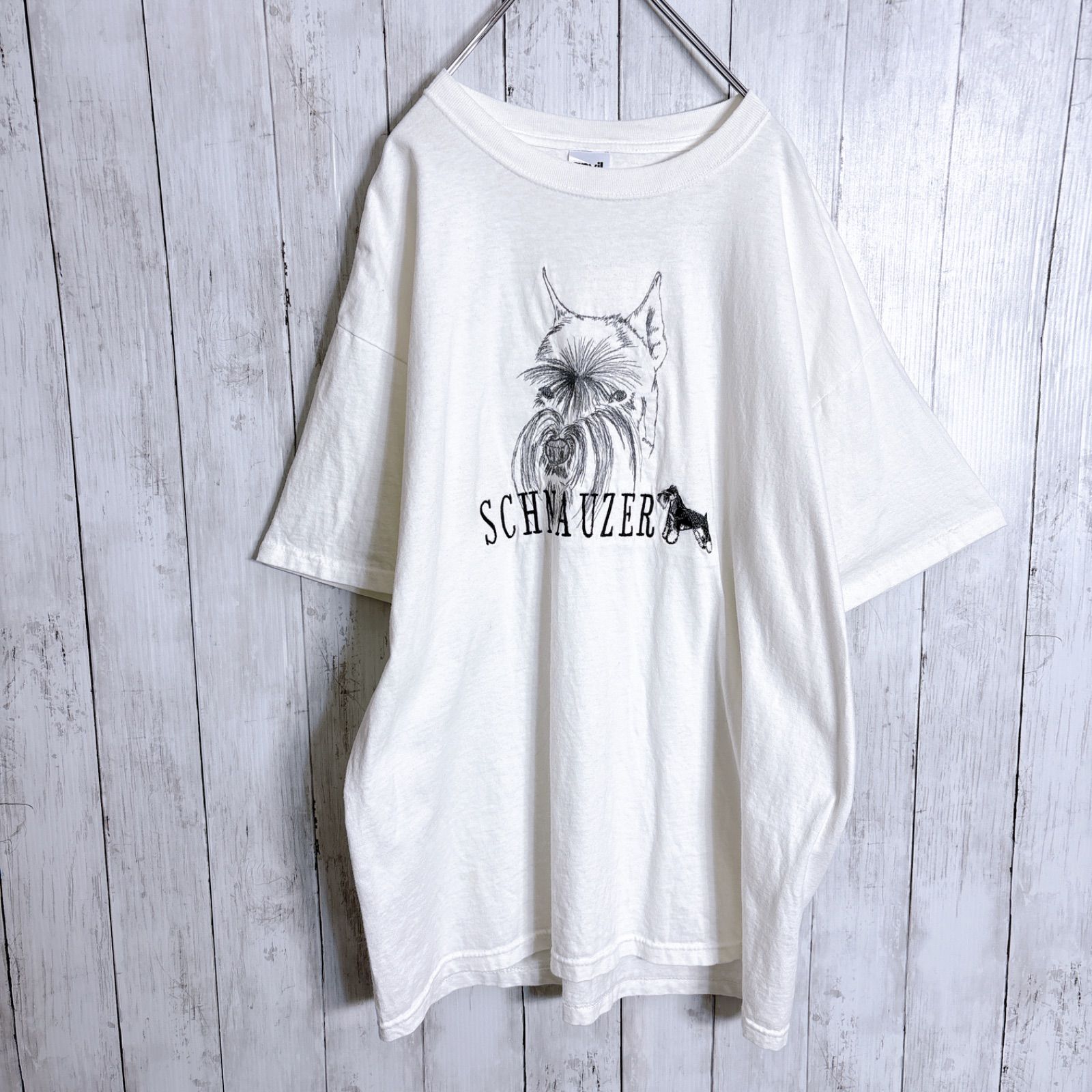 まとめ購入大歓迎】90s USA 古着 Vintage シュナウザー 犬 アニマル