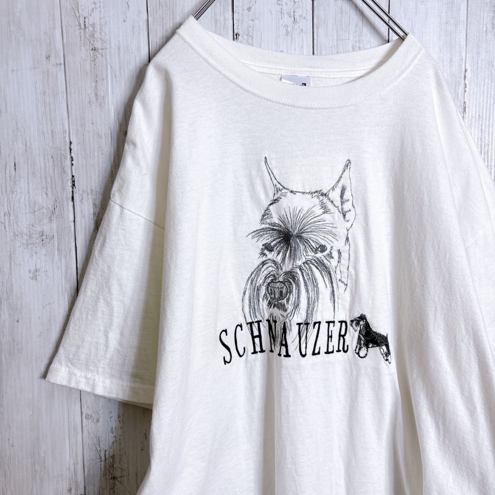 まとめ購入大歓迎】90s USA 古着 Vintage シュナウザー 犬 アニマル