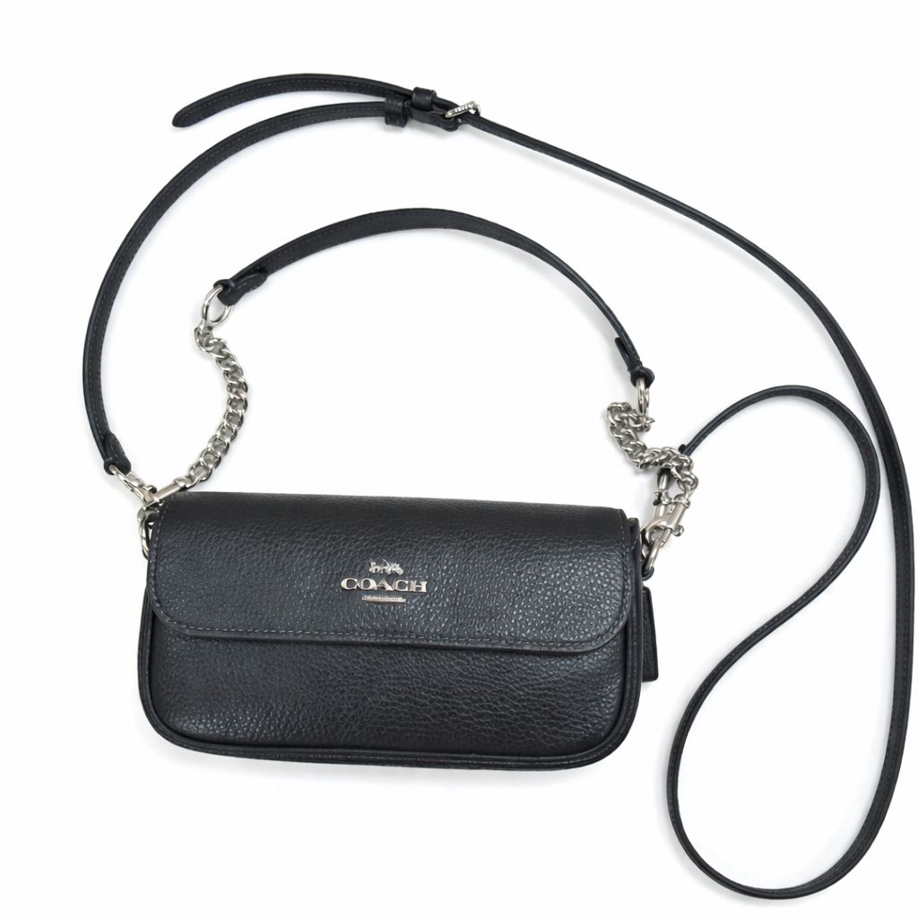 未使用】COACH ショルダーバッグ ハンドバッグ 2way 黒 斜め掛け 未 