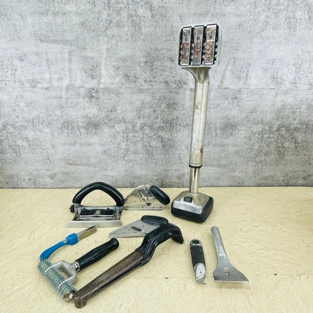 ROBERTS ロバーツ カーペット張替工具 ニーキッカー 9点セット 【中古】カーペット施工工具 まとめて メーカー色々/516528