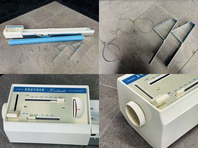 【値下げ】Brother編み機KH-588＋ニットリーダー【整備済み】 ブラザー 編み機 ニットリーダー 2点セット BROTHER KH-588 knitleader