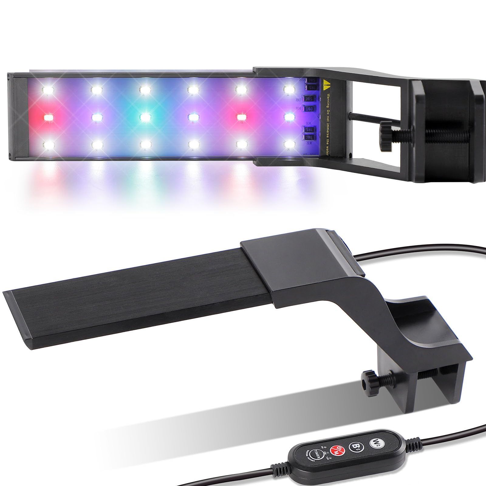 DEWEL 水槽用ライト 水槽 照明 led ライト アクアリウムライト usb 4色 
