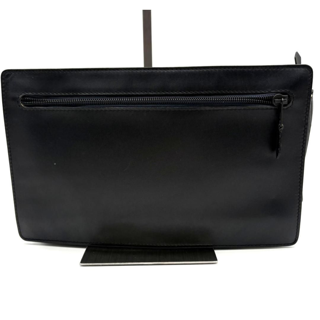 ✨極美品✨ダンヒル 大判クラッチバッグ 旧ロゴ 黒 レザー ビジネス 書類 dunhill（ダンヒル） オックスフォード セカンドバッグ ダイヤル 鍵