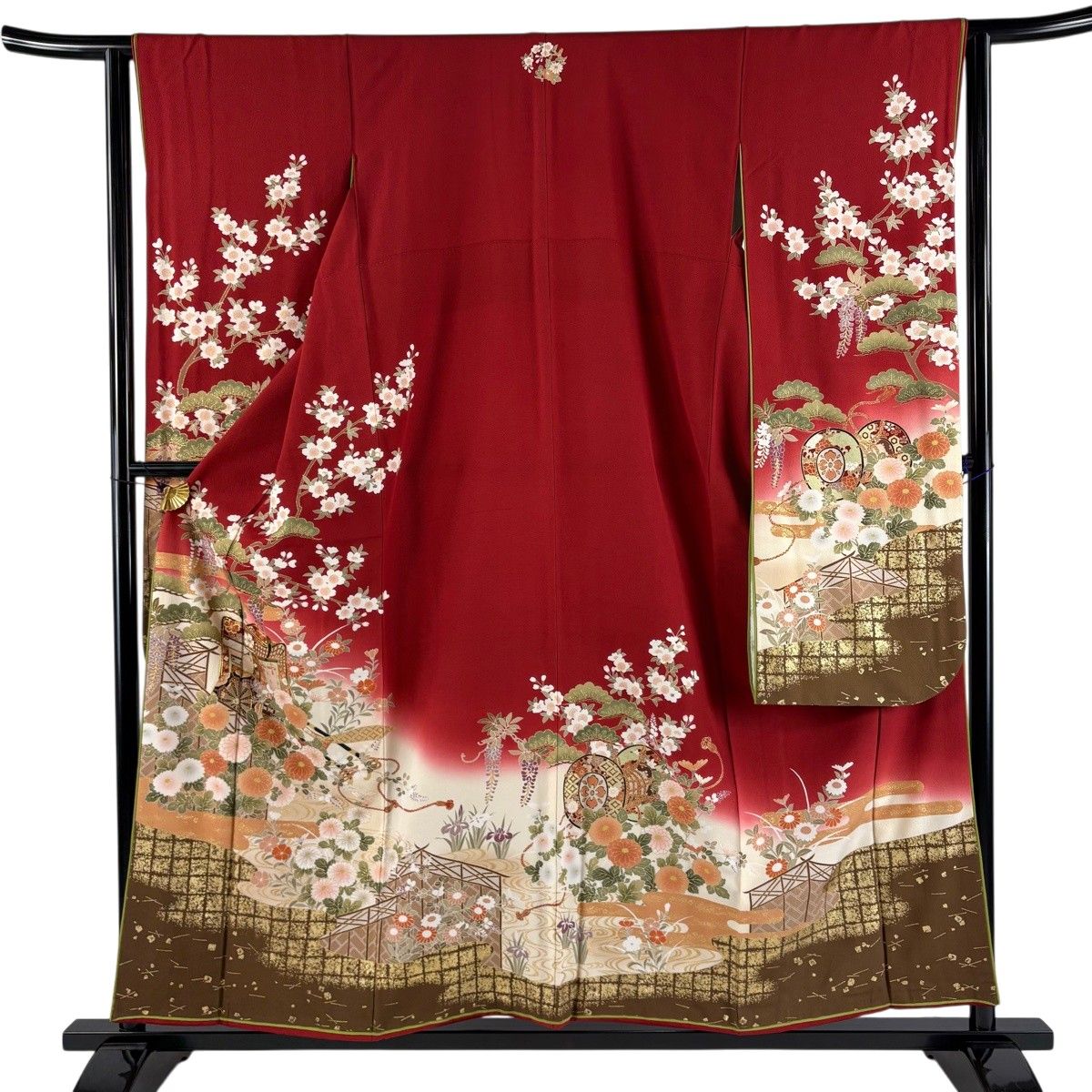 振袖 秀品 157cm 67cm 正絹 【中古】 着物 秀品｜バイセルオンライン 中古・リサイクル着物【公式】通販サイト
