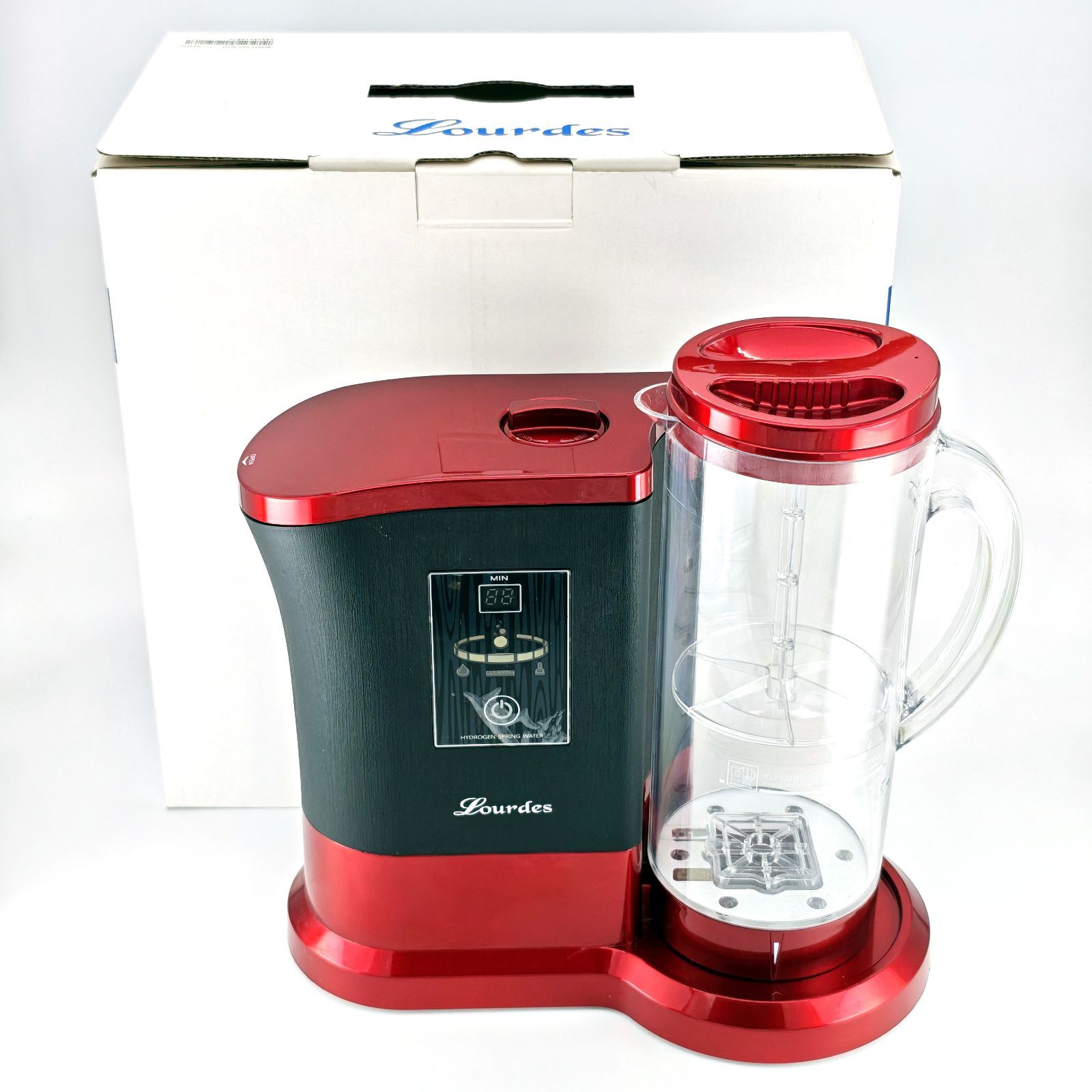 高濃度水素水生成器 ビクトリージャパン　ルルド　Lourdes レッド　赤 Amazon | 高濃度水素水生成器水素ガス吸入カニューラ付 ルルド
