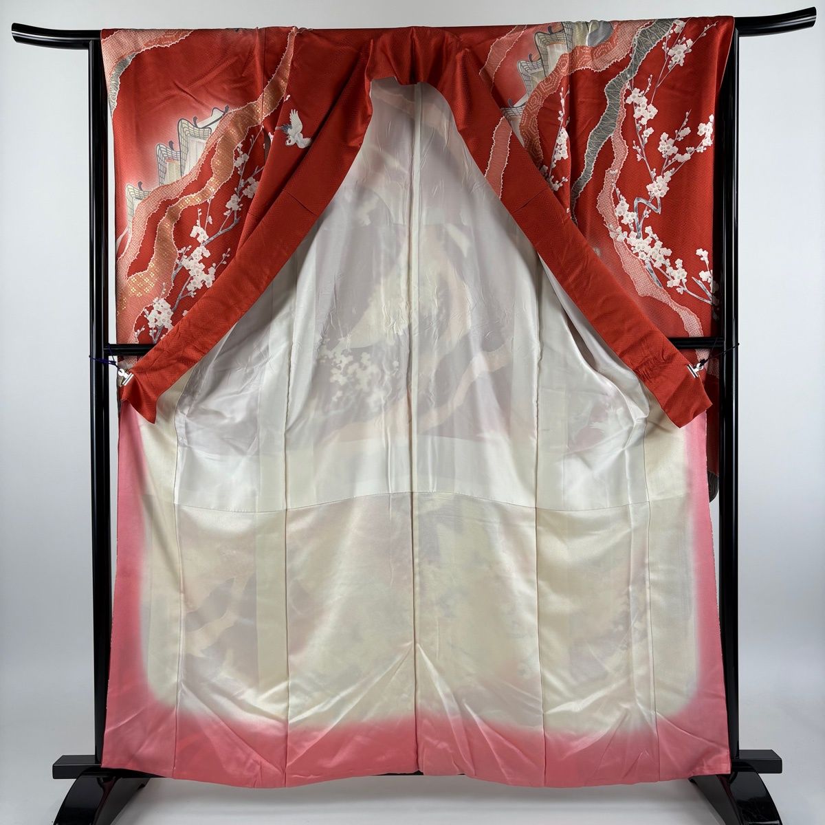 振袖 身丈160cm 裄丈63cm 正絹 名品 【中古】 振袖 身丈160cm 裄丈65cm 正絹 名品 【中古】の通販 by バイセル