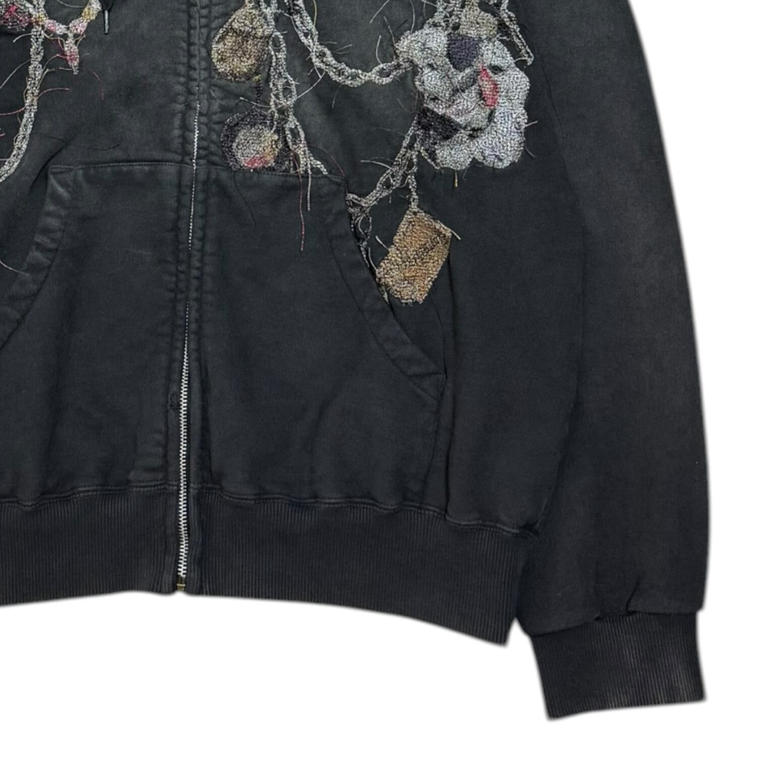 doublet 25AW EMBROIDERED CHAIN ZIP-UP HOODIE - メルカリ