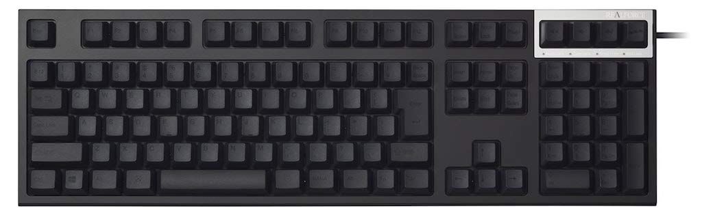 東プレ REALFORCE SA R2 日本語112キー 静電容量無接点方式 USBキーボード 静音/APC機能付き 荷重30g 昇華印刷(墨) かな表記なし ブラック R2SA-JP3-BK