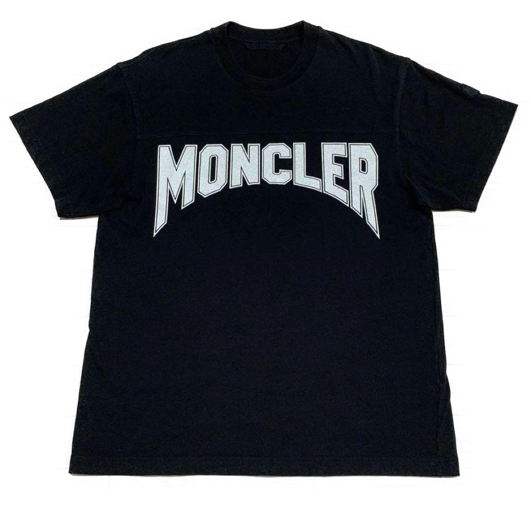 モンクレール 黒ワッペン Tシャツ M 国内正規品 5S392 - メルカリ