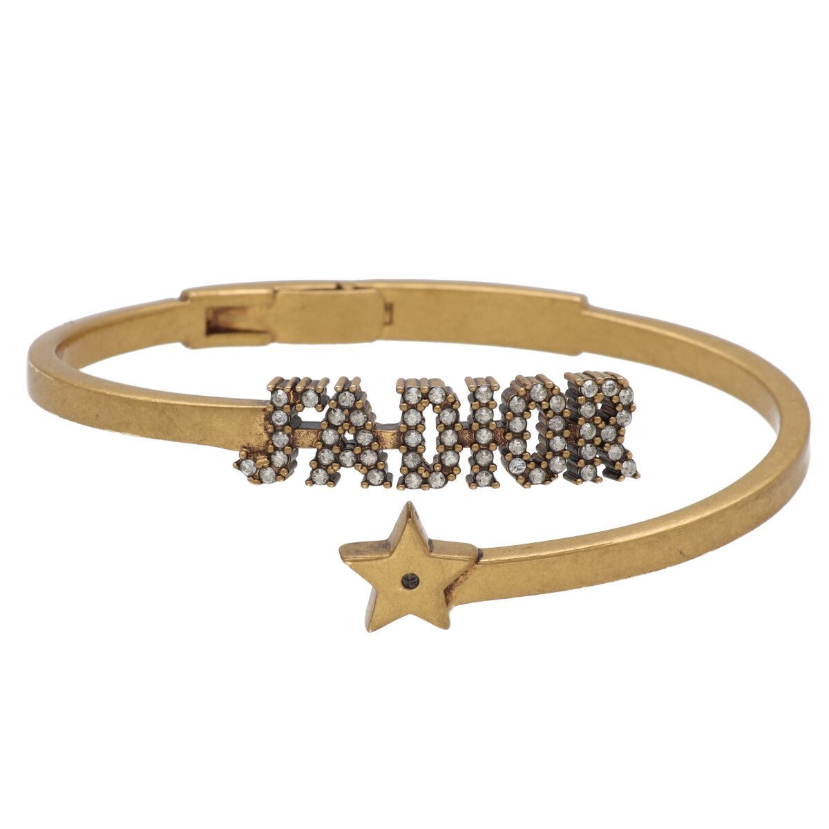 中古】 Christian Dior ディオール J'Adior バングル ゴールド ライン