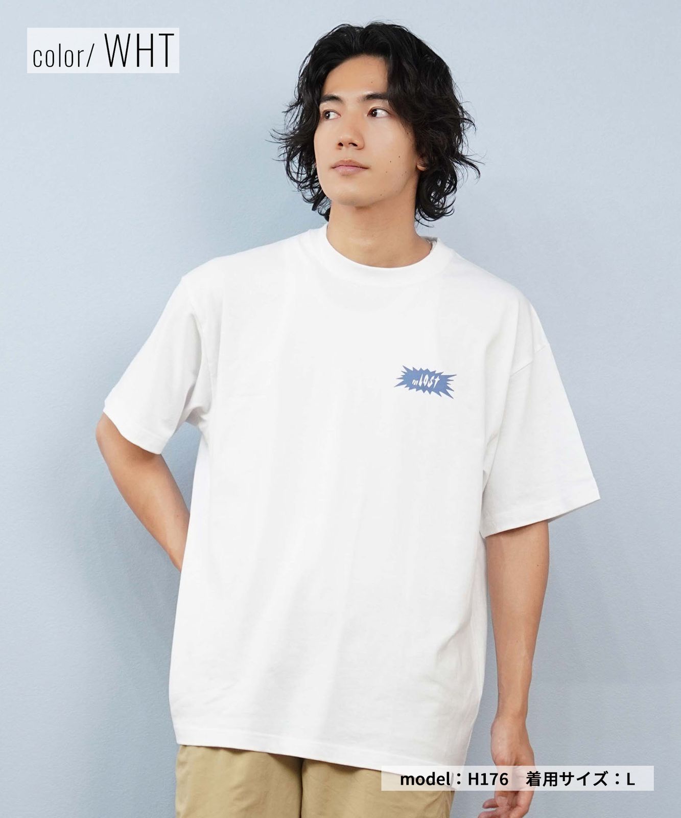 ムラスポ公式】新品 LOST ロスト 半袖 Tシャツ メンズ バックプリント