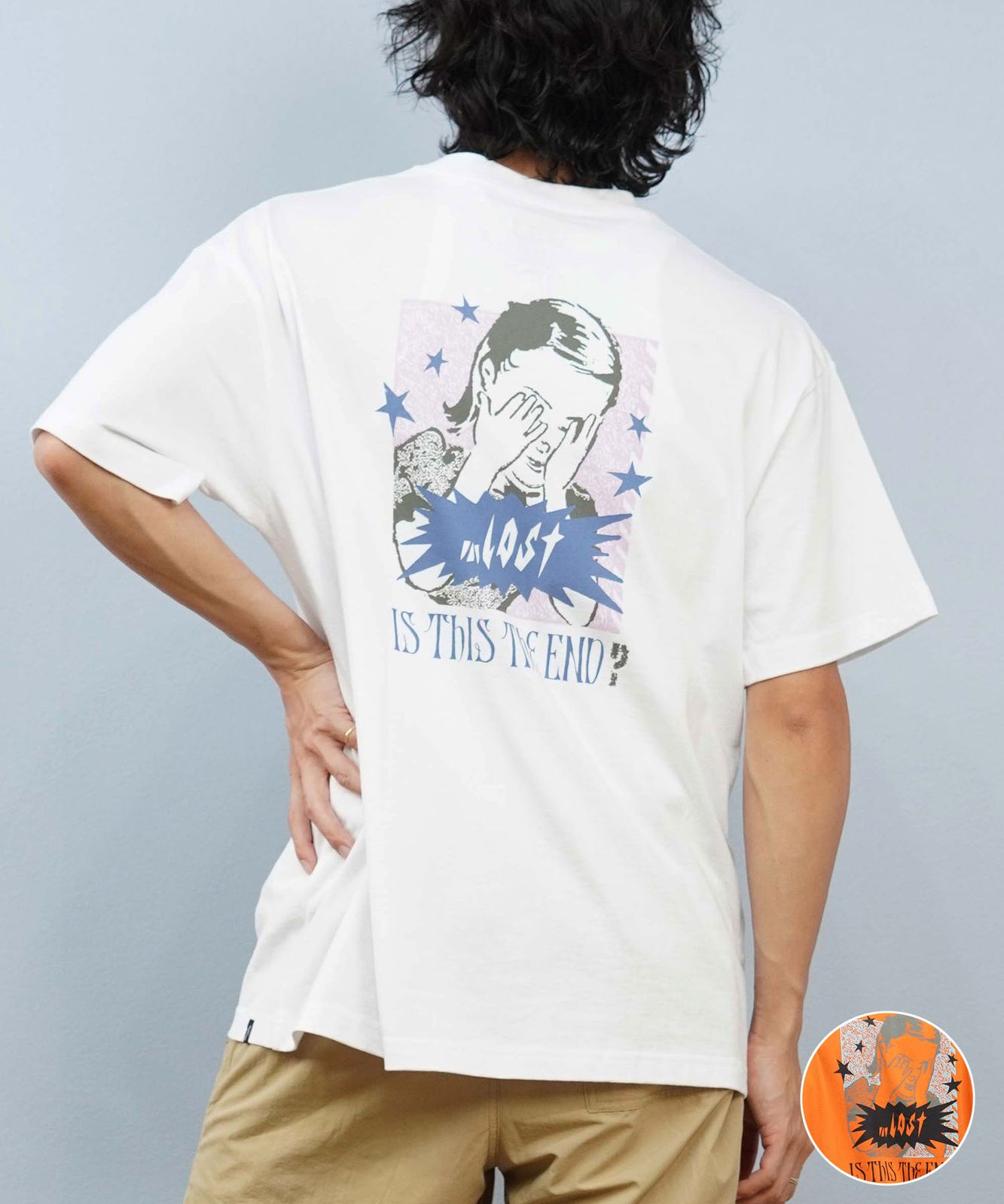 ムラスポ公式】新品 LOST ロスト 半袖 Tシャツ メンズ バックプリント