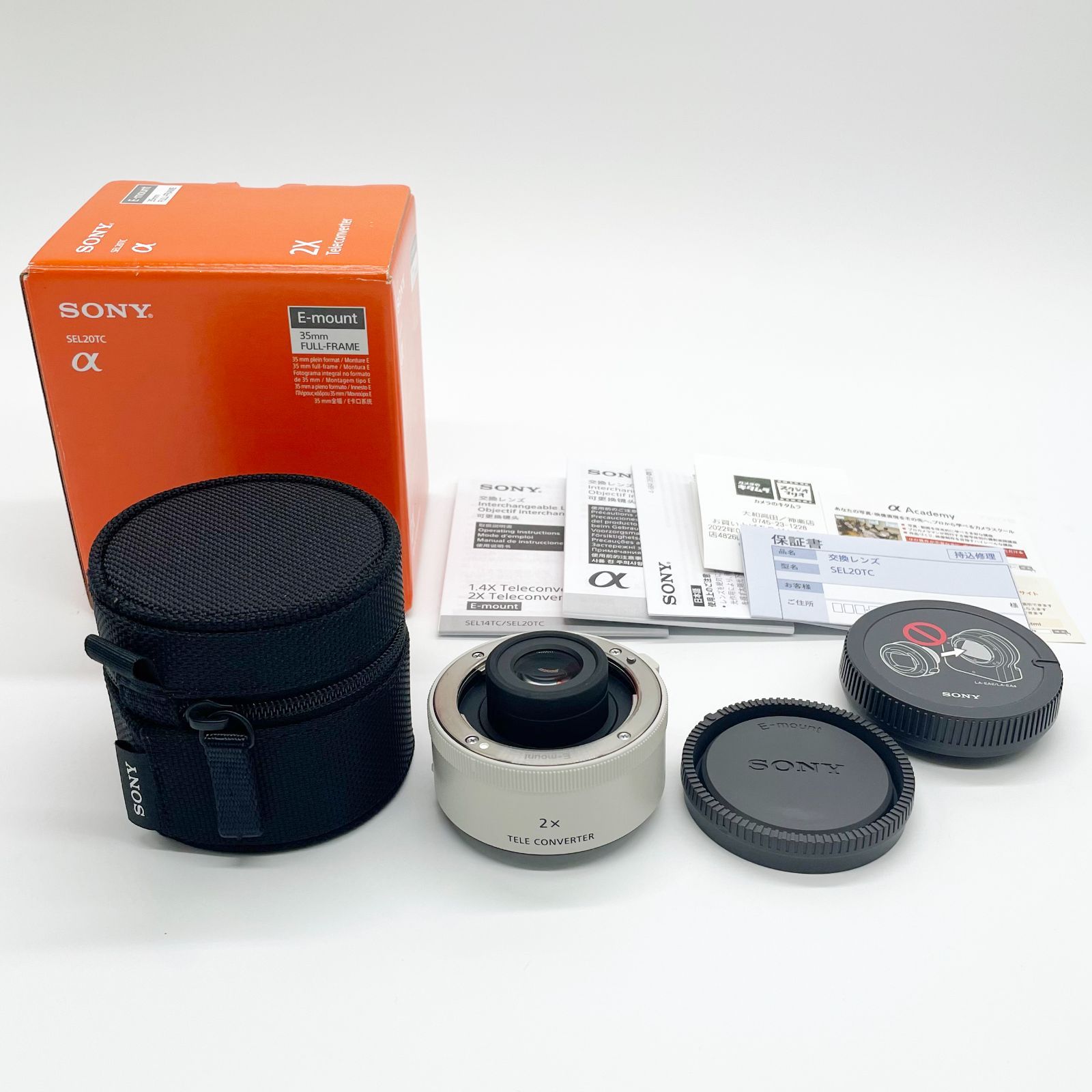 ■元箱付きの極上品 SONY ソニー 2X Teleconvertor [SEL20TC]