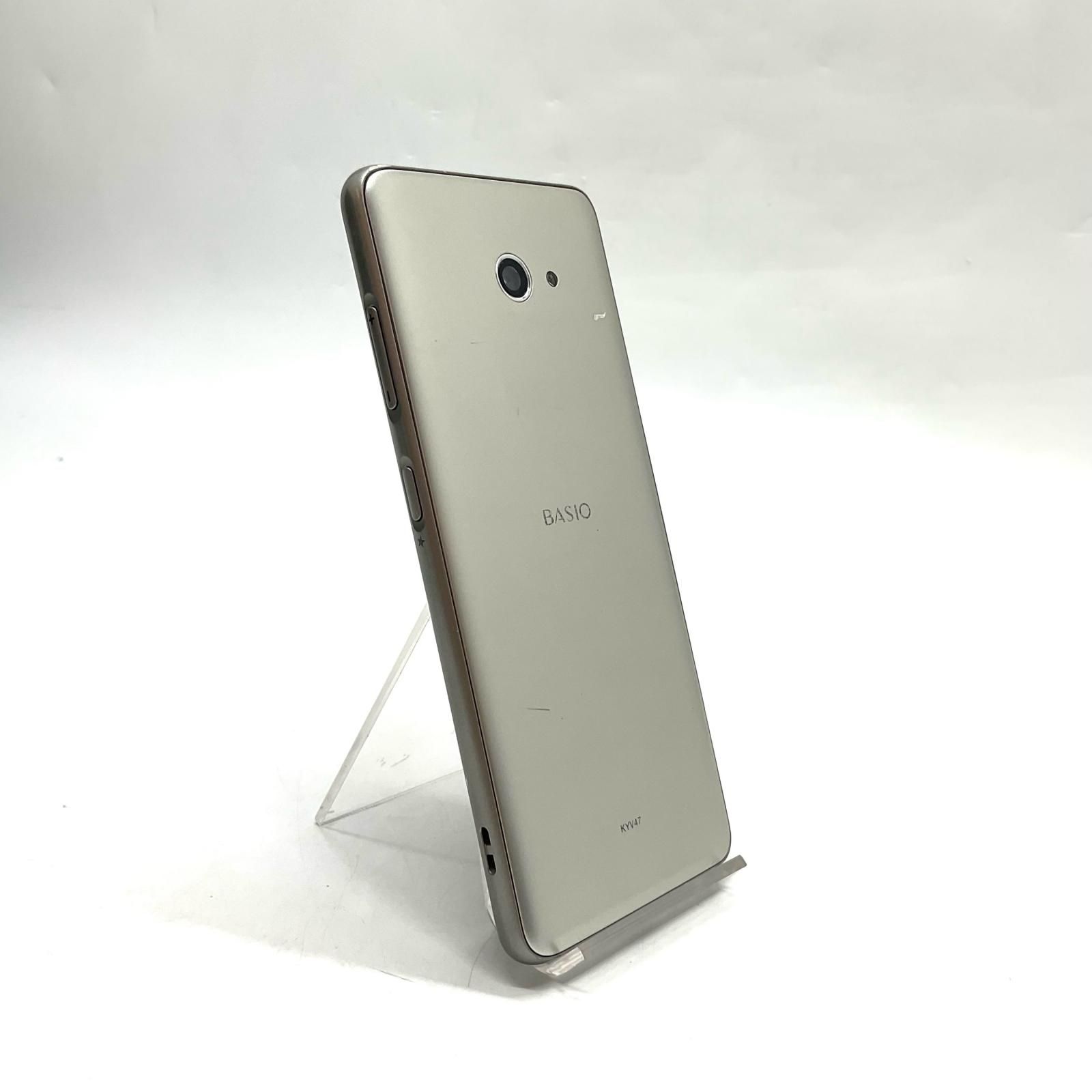 BASIO4 32GB シルバー au KYV47 白ロム 動作確認済 - メルカリ