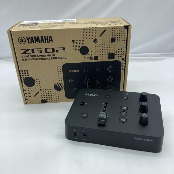 【中古】YAMAHA ZG02 Game Streaming Audio Mixer ゲームストリーミングオーディオミキサー ブラック 2024年[19][240019529494] 中古】YAMAHA ZG02 Game Streaming Audio Mixer ゲームストリーミング