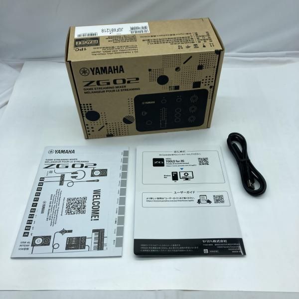 【中古】YAMAHA ZG02 Game Streaming Audio Mixer ゲームストリーミングオーディオミキサー ブラック 2024年[19][240019529494] 中古】YAMAHA ZG02 Game Streaming Audio Mixer ゲームストリーミング
