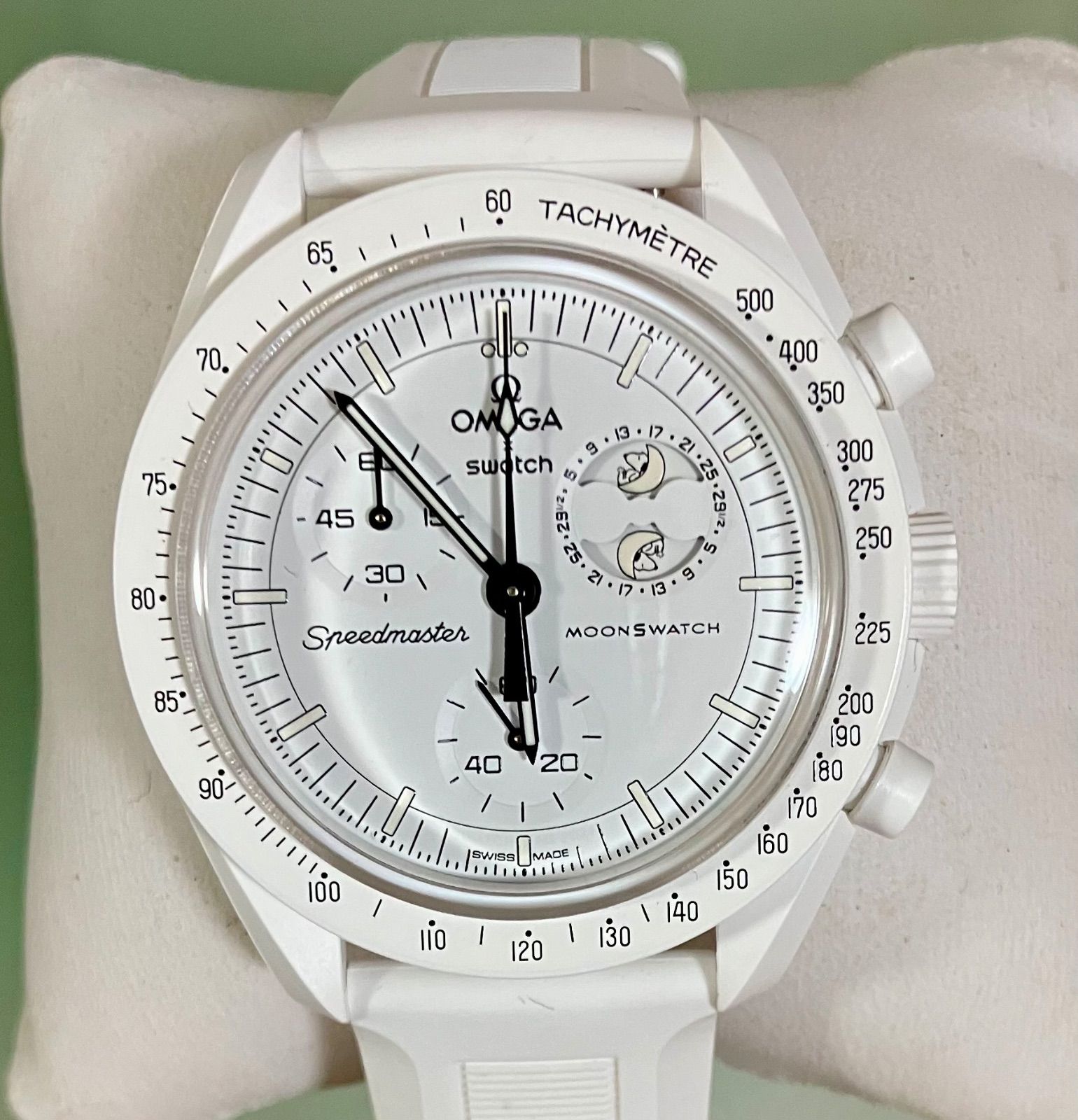 ☆稼働品☆Swatch × Omega オメガ × スウォッチ スピードマスター 
