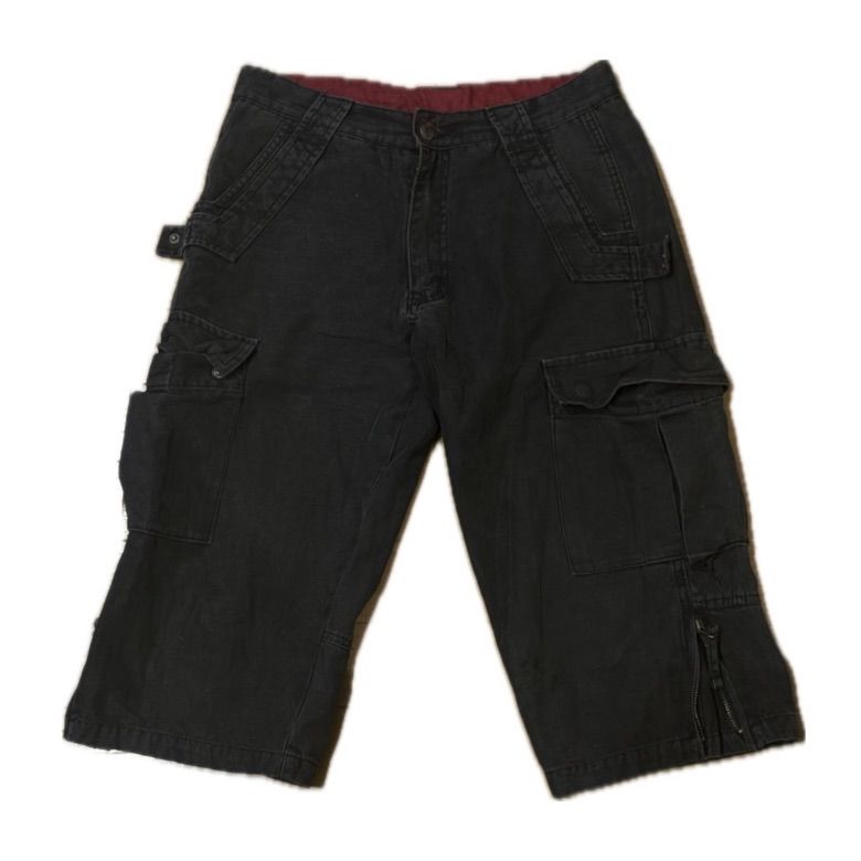 00s Japanese Label cargo wide pants Y2K