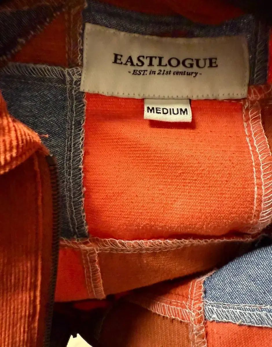EASTLOGUE イーストローグ パッチワーク ハーフジップ