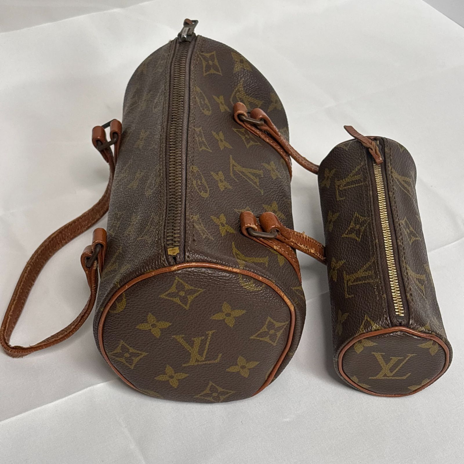 親子セット】LOUIS VUITTON パピヨン30&ポーチ 親子ハンドバッグ 