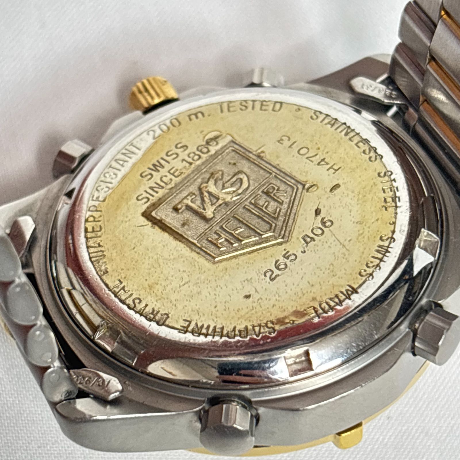 稼働品 TAG Heuer タグホイヤー 265.406 クロノグラフ 200M