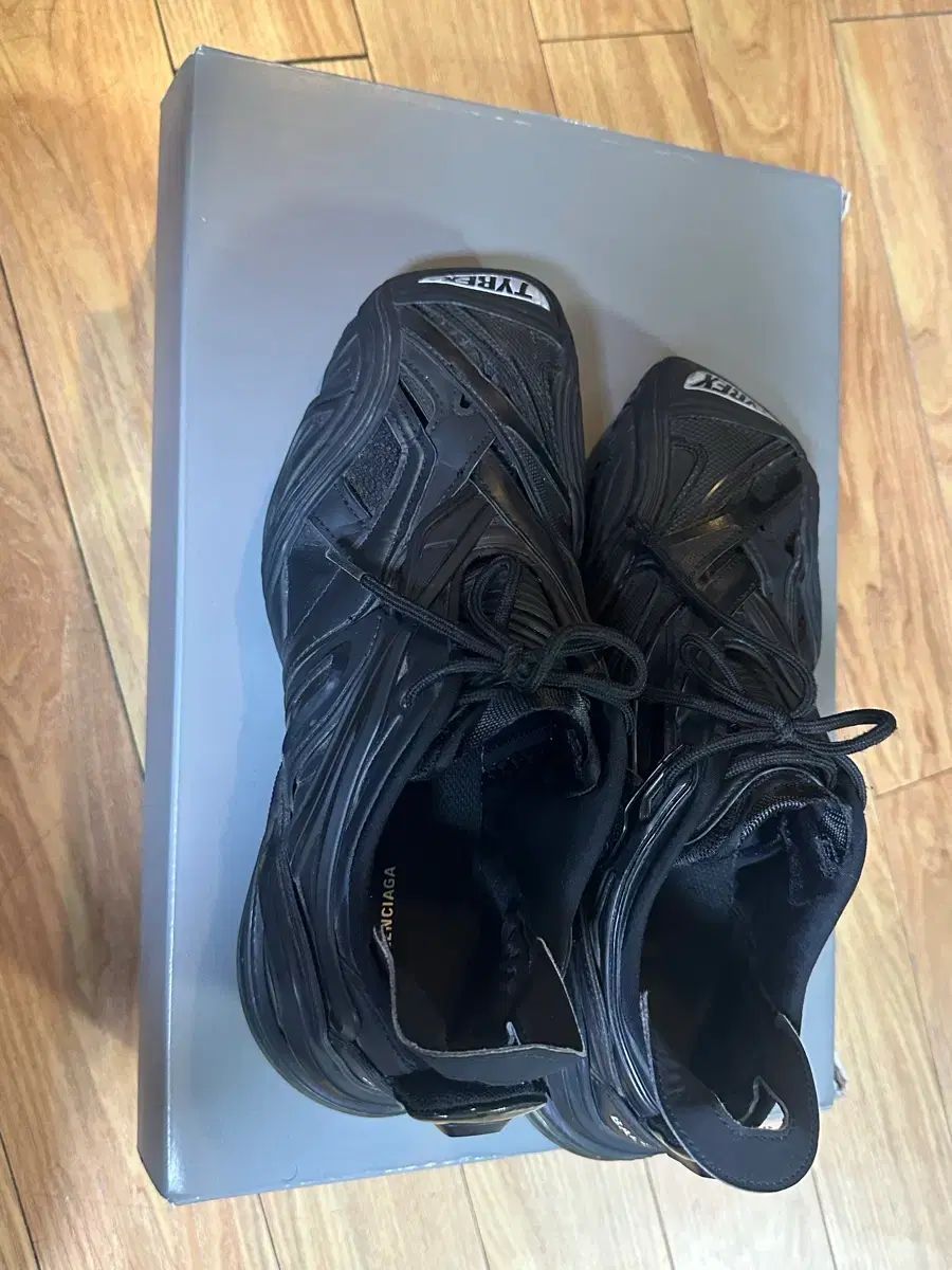 balenciaga tyrex 40 26.5cm シルバー ブラック 靴 BALENCIAGA tyrex