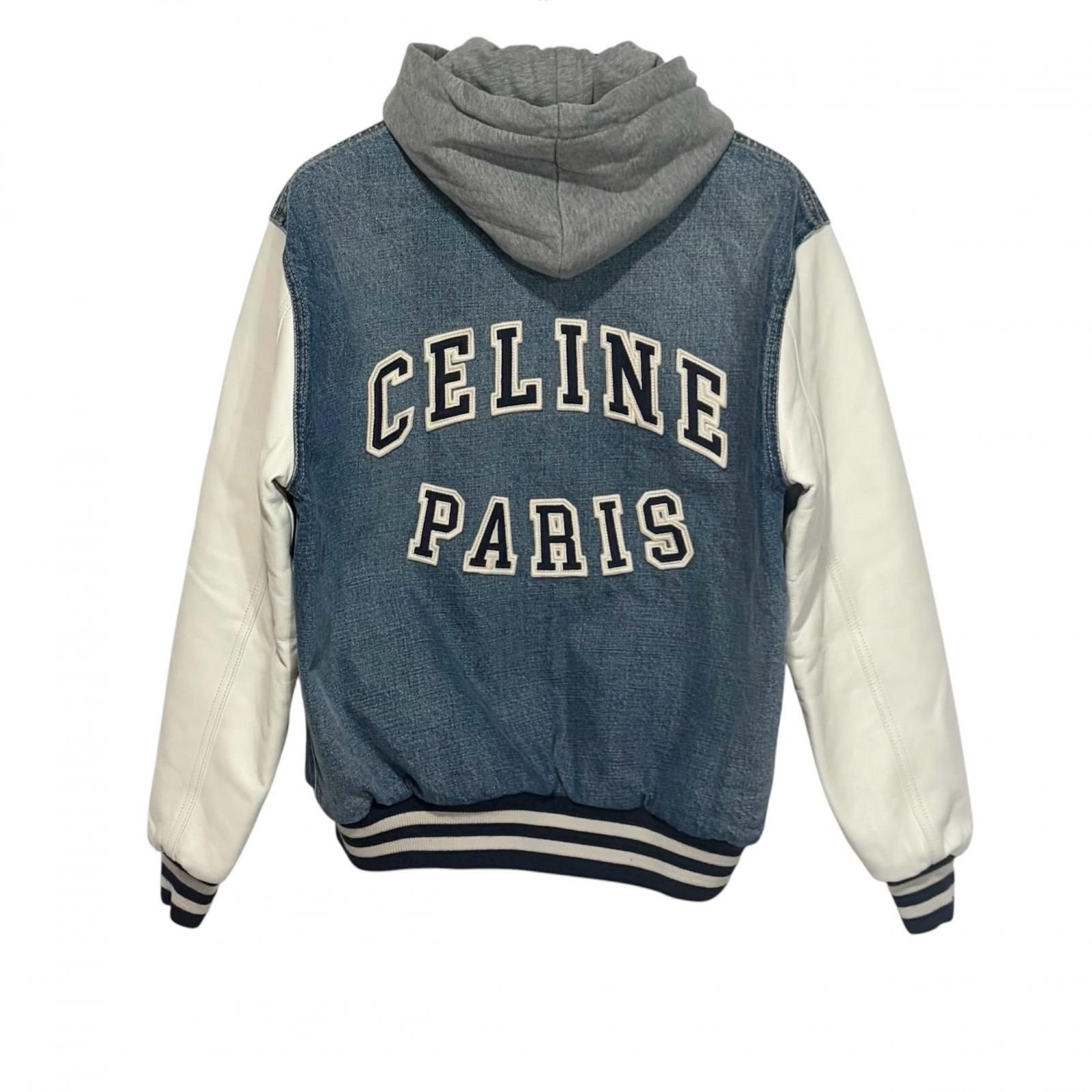 CELINE/S /インディゴ×ホワイト /バックロゴデニムジャケット /型番 
