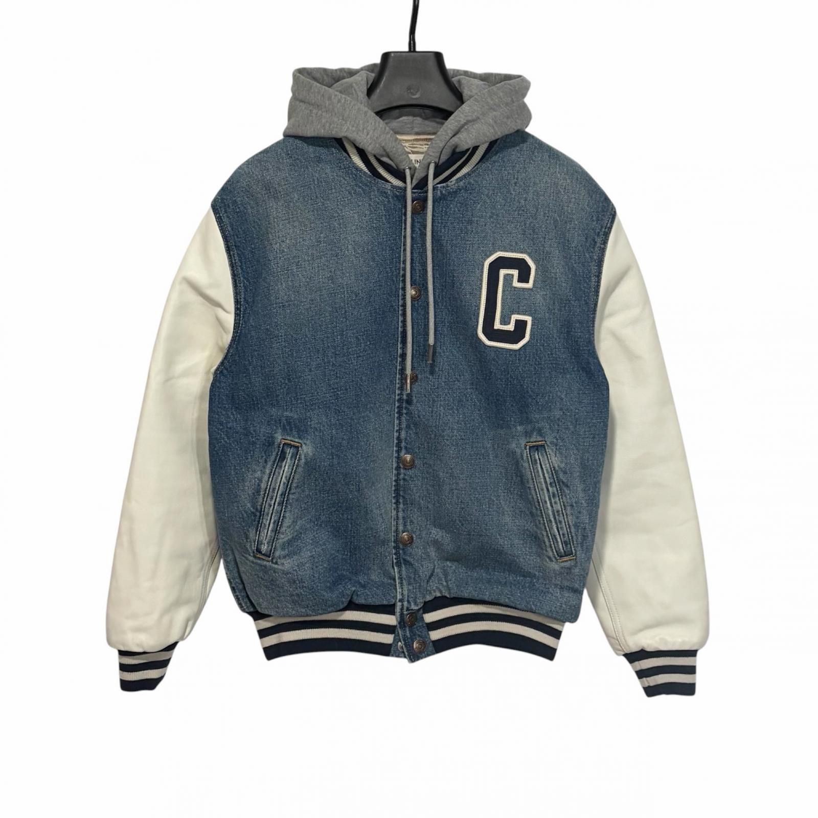 CELINE/S /インディゴ×ホワイト /バックロゴデニムジャケット /型番 
