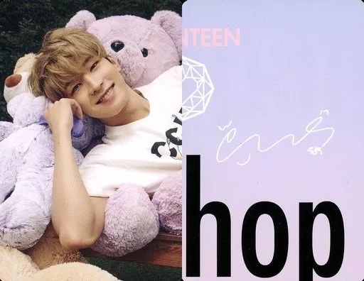 中古】コレクションカード(男性) SEVENTEEN/WONWOO(ウォヌ)/裏面ピンク