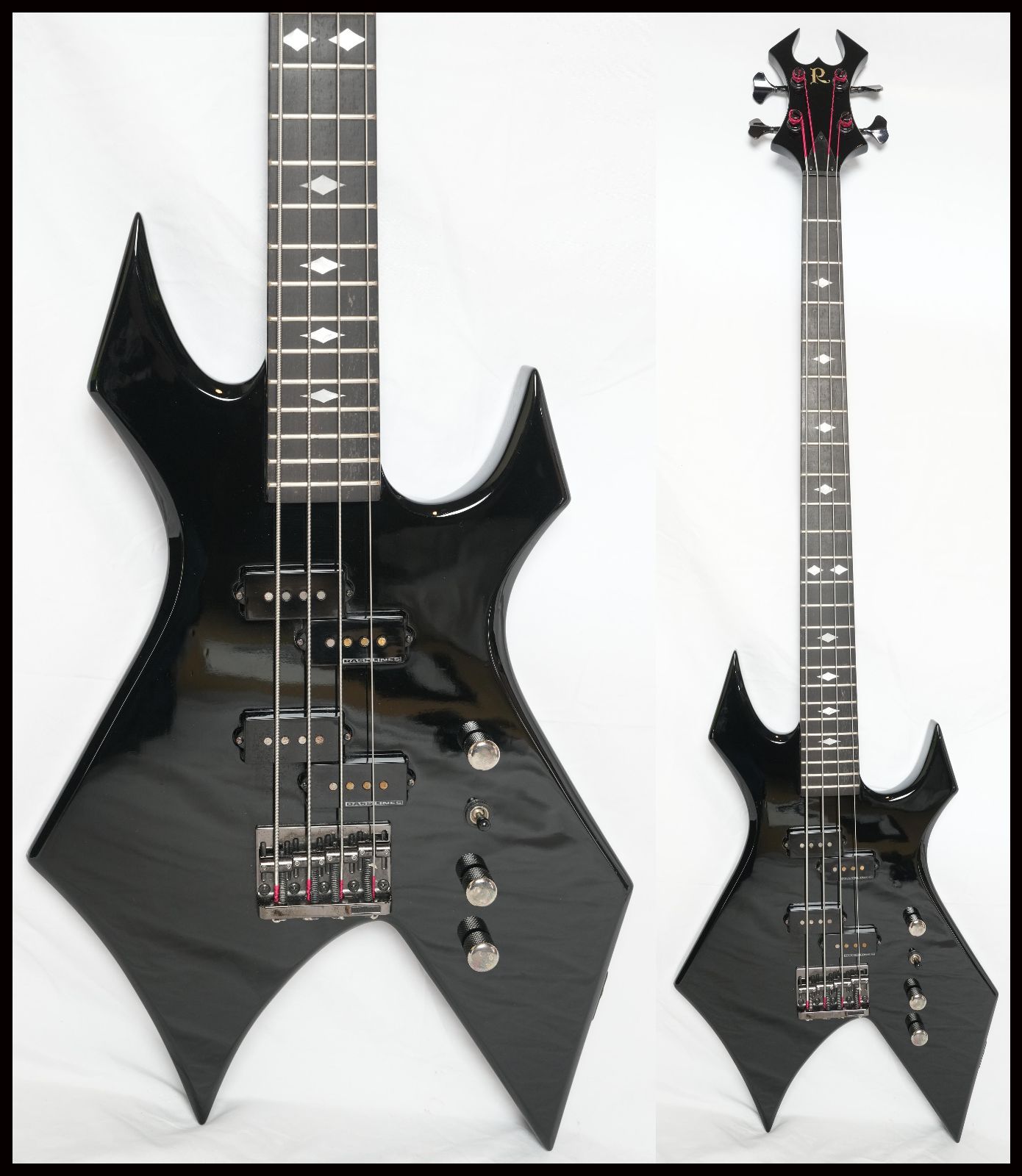 ☆B.C.Rich WARLOCK BASS スルーネック Seymour Duncanピックアップ