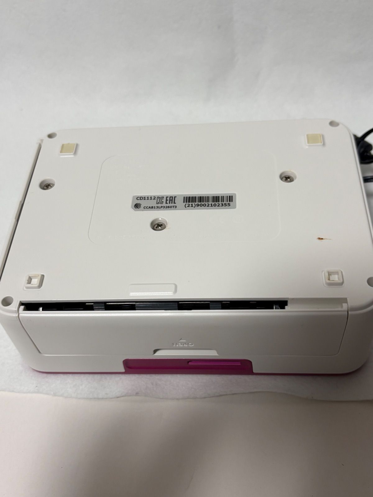 【取引中】美品！フォトプリンター(Selphy CP910) キヤノン SELPHY CP910 WH コンパクトフォトプリンター ホワイト