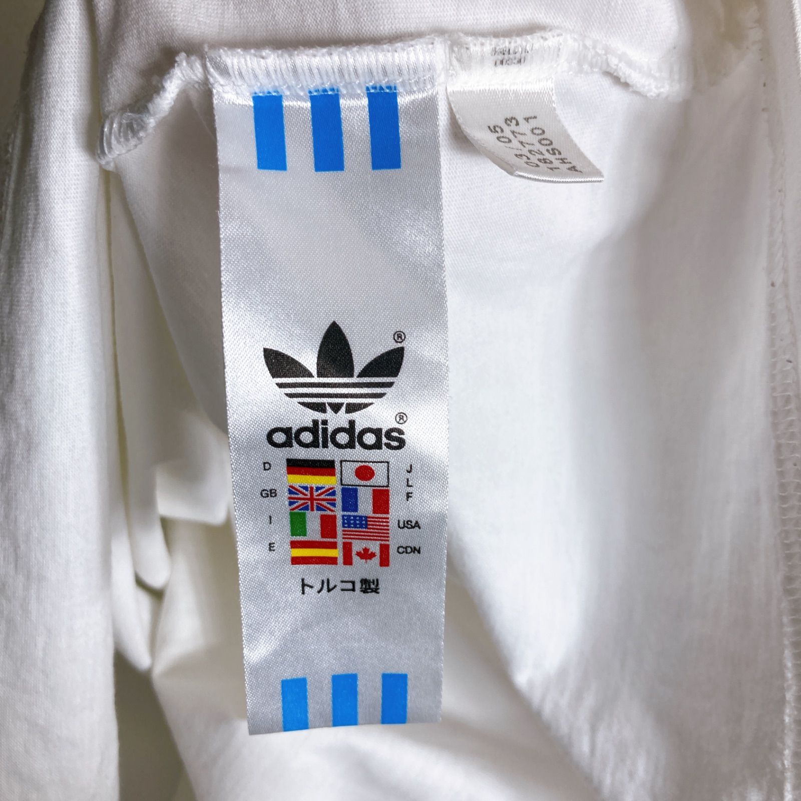 【お宝古着】00s Vintage 古着 国旗タグ OLD adidas 葛飾北斎 浮世絵 アート 半袖Tシャツ #1701 【お宝古着】00s Vintage 古着 国旗タグ OLD adidas 葛飾北斎 浮世絵 アート 半袖Tシャツ #1701