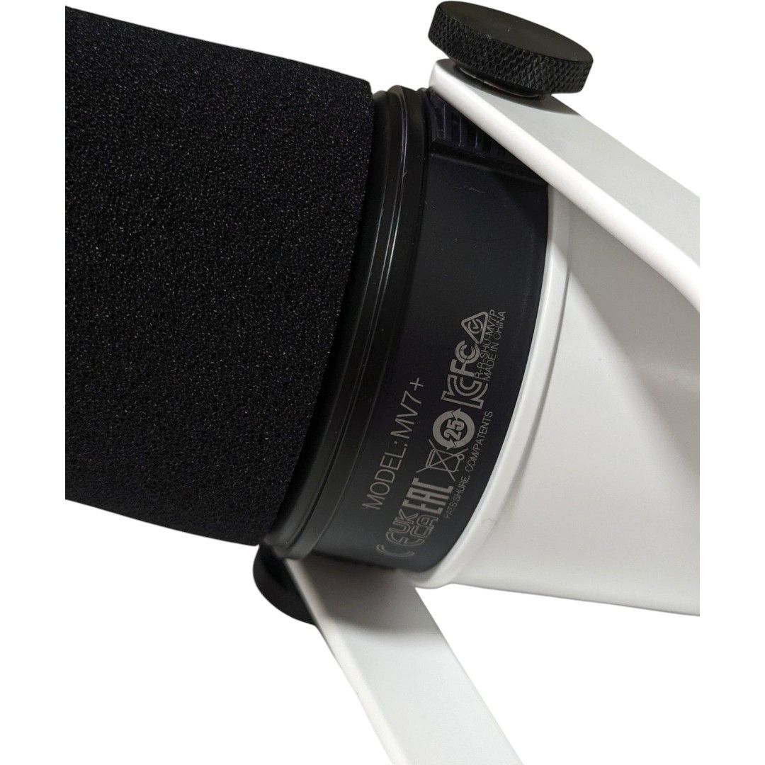 匿名配送 24時間以内発送 訳あり 美品 Shure MV7+-W-J ポッドキャスト
