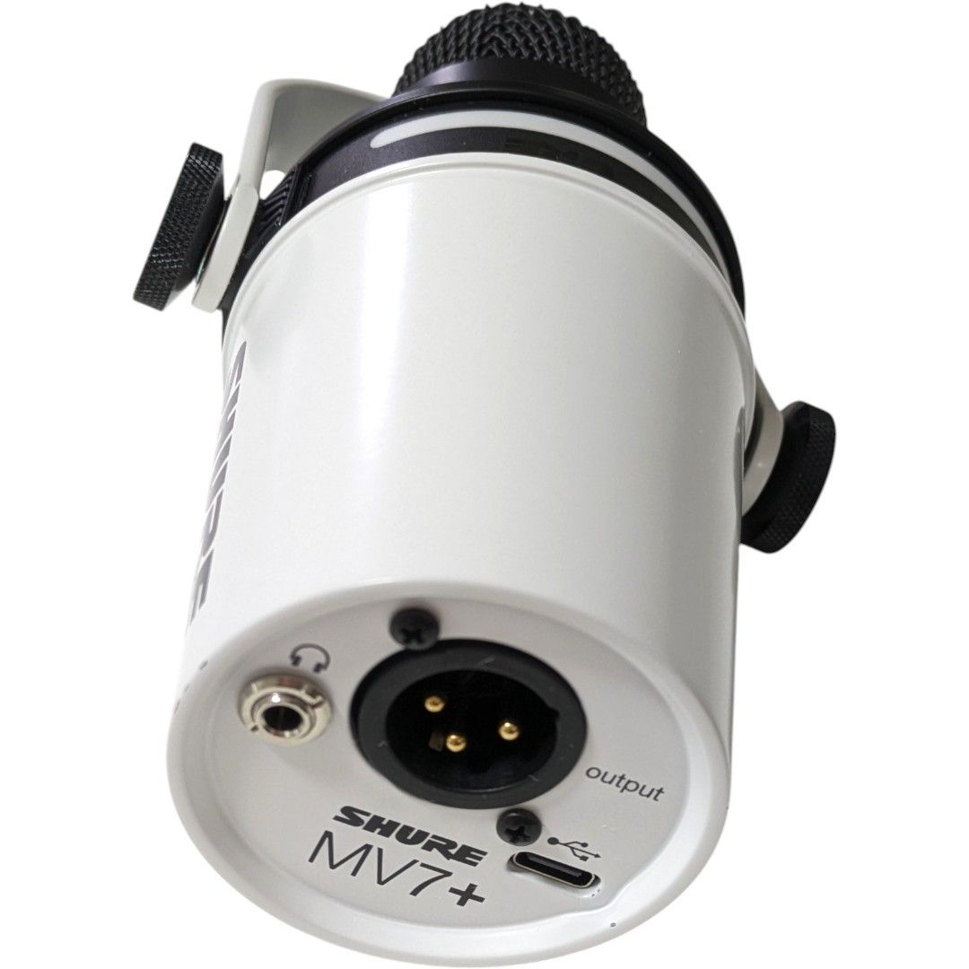 匿名配送 24時間以内発送 訳あり 美品 Shure MV7+-W-J ポッドキャスト
