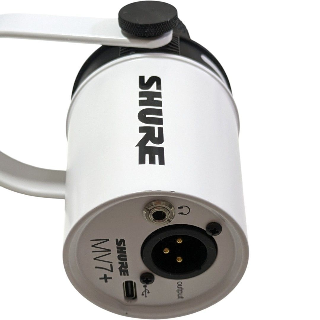 匿名配送 24時間以内発送 訳あり 美品 Shure MV7+-W-J ポッドキャスト