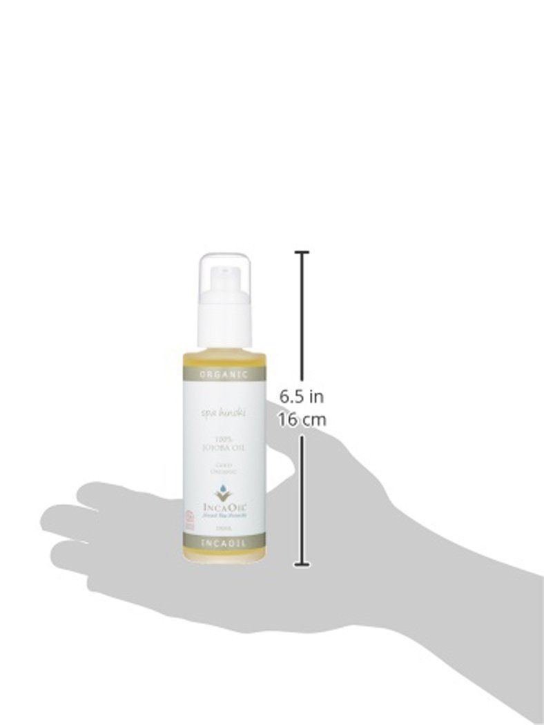 【人気商品】100ml（エコサート認証）ゴールド 未精製 ガラス瓶 ホホバオイル 頭皮 髪 オーガニック 顔 クレンジング spahinoki マッサージ キャリアオイル（※約10℃以下で凝固します）