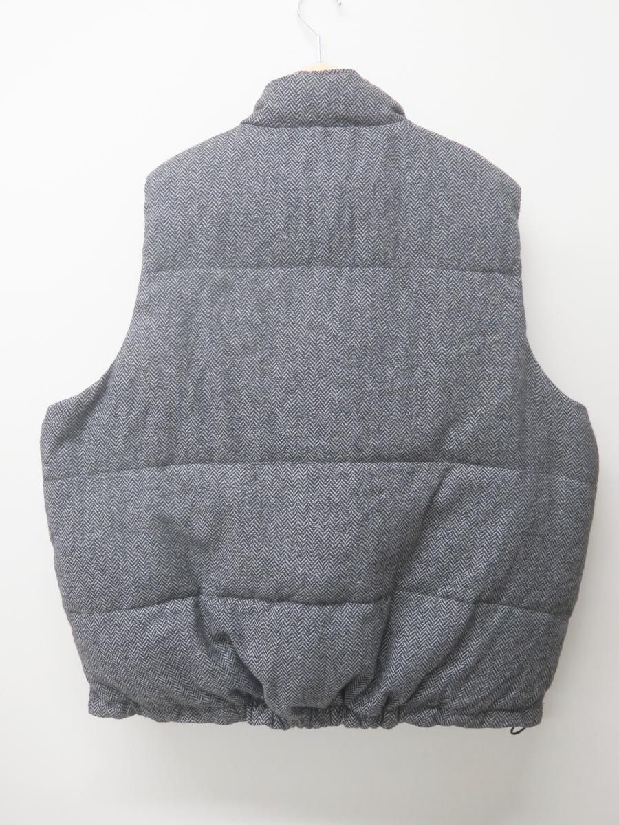 ☆6446☆TIGHTBOOTH タイトブース FW23-JK04 23AW TWEED DOWN VEST