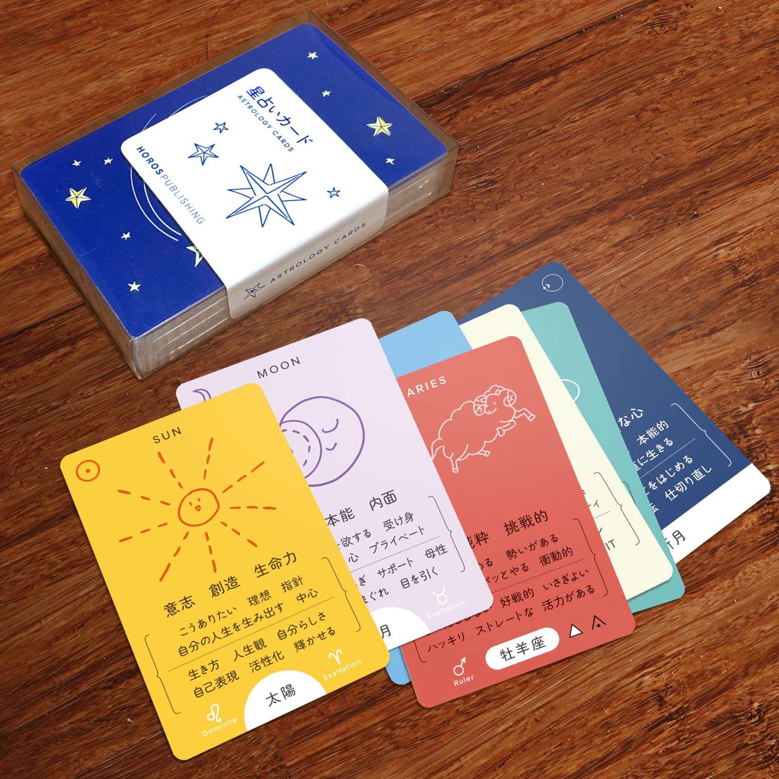 迅速に発送】星占いカード・54枚セット／西洋占星術 オラクルカード 