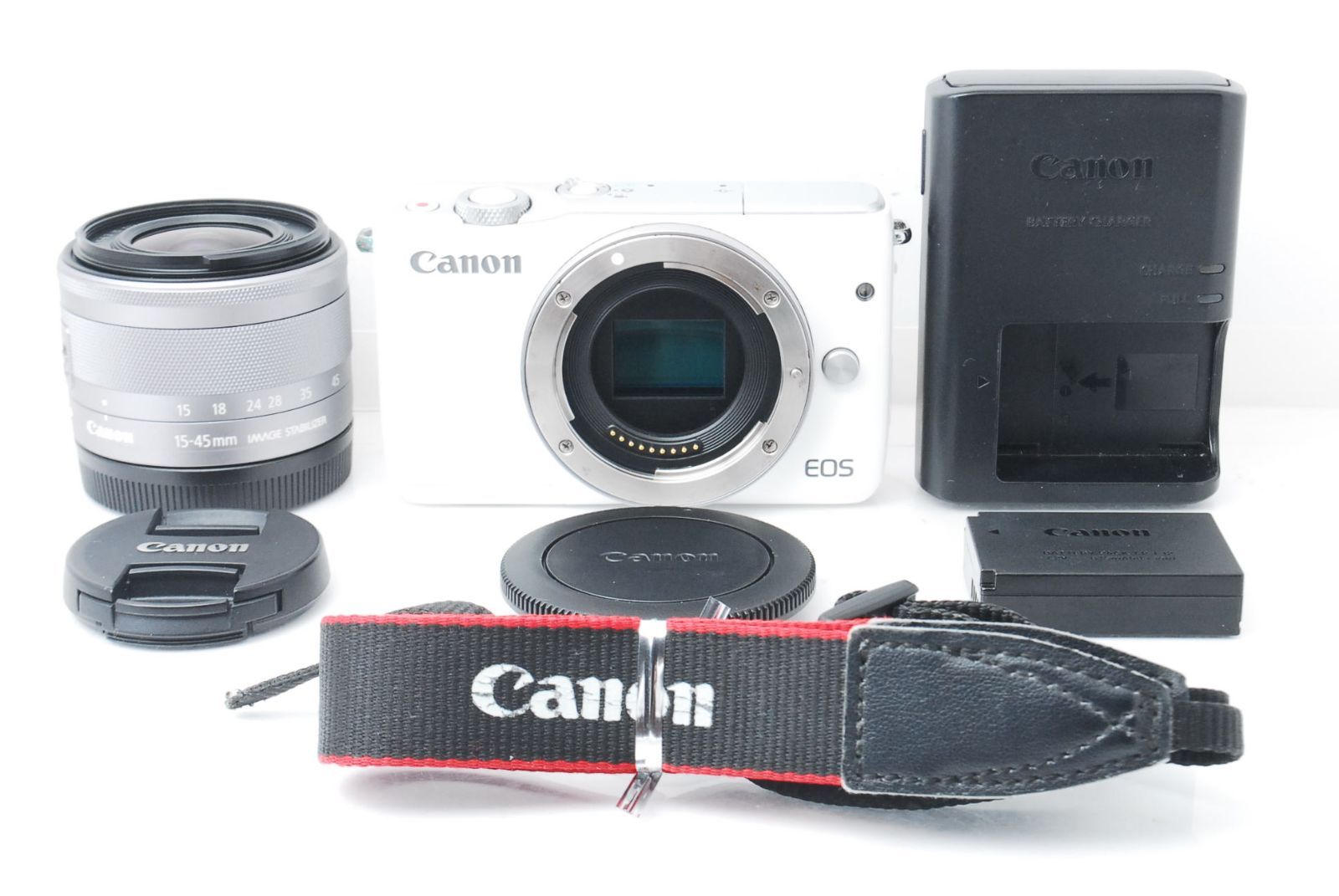 ☆お洒落ホワイトでカメラデビュー！Wi-Fi搭載☆キヤノン EOS M10 