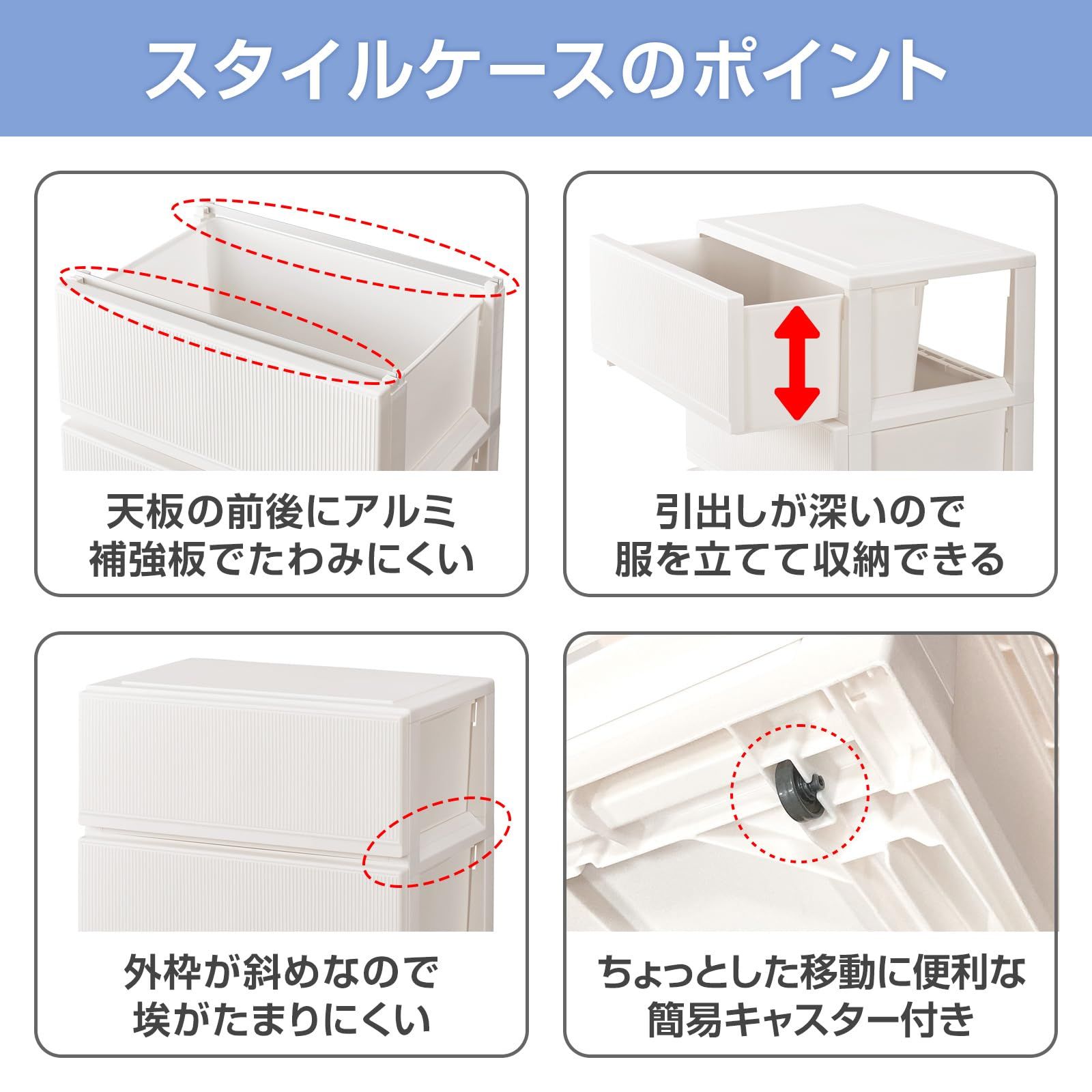 新品 天馬(Tenma) 使いやすく設計した収納チェスト 日本製 スタイル 