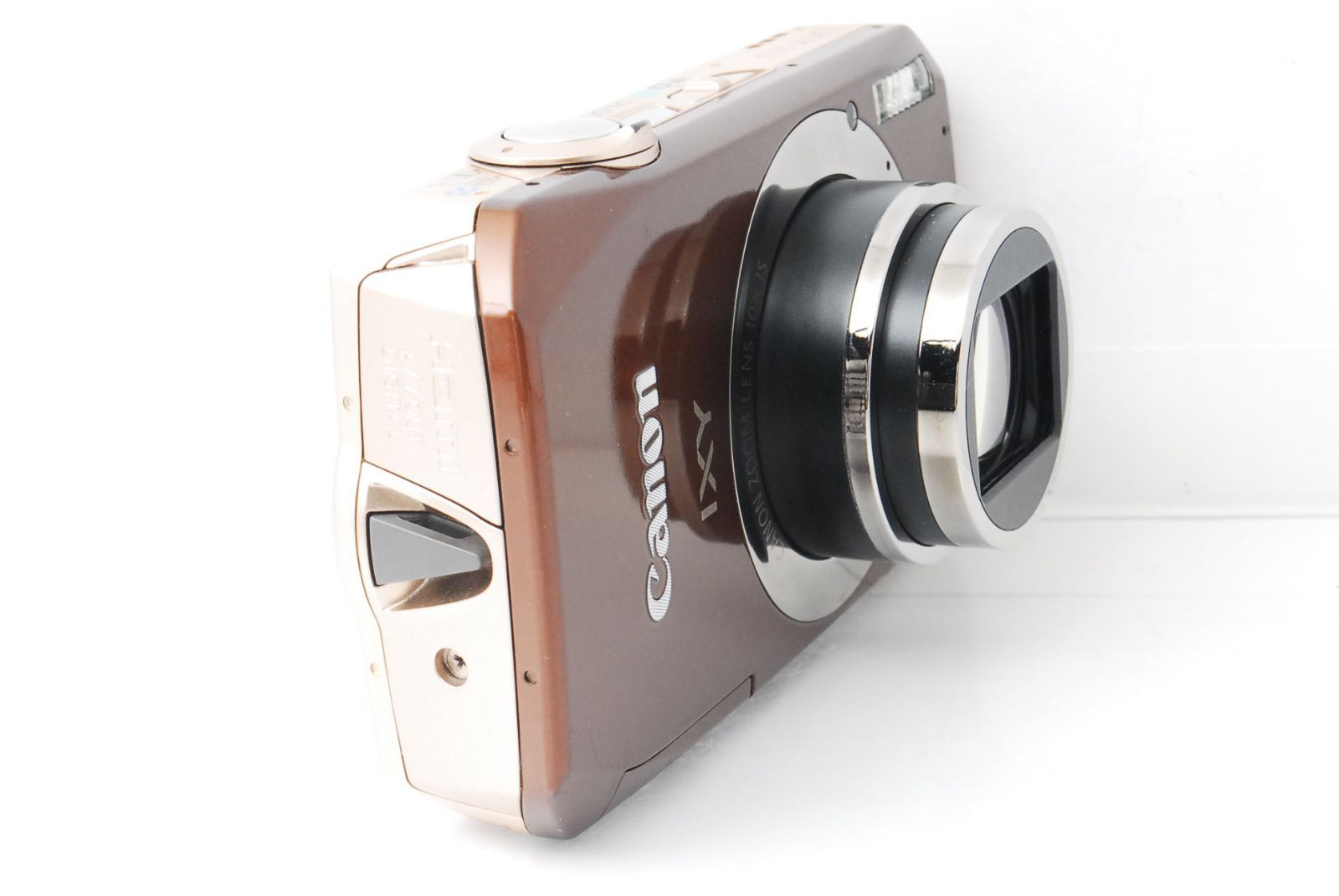Canon IXY 50s コンパクトデジタルカメラ ブラウン ☆スリム＆スタイリッシュ！薄型ボディに光学10倍ズーム☆キヤノン IXY
